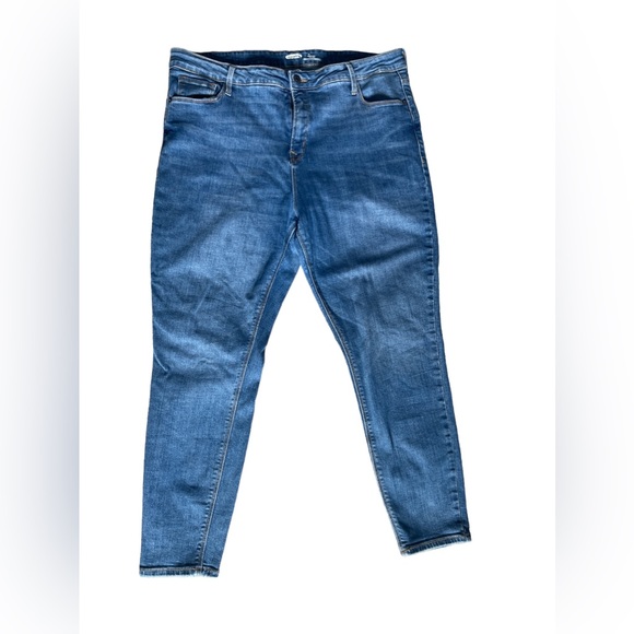 Old Navy Denim - Women's Super Skinny High Ride Jeans - Old Navy Medium Wash 18
